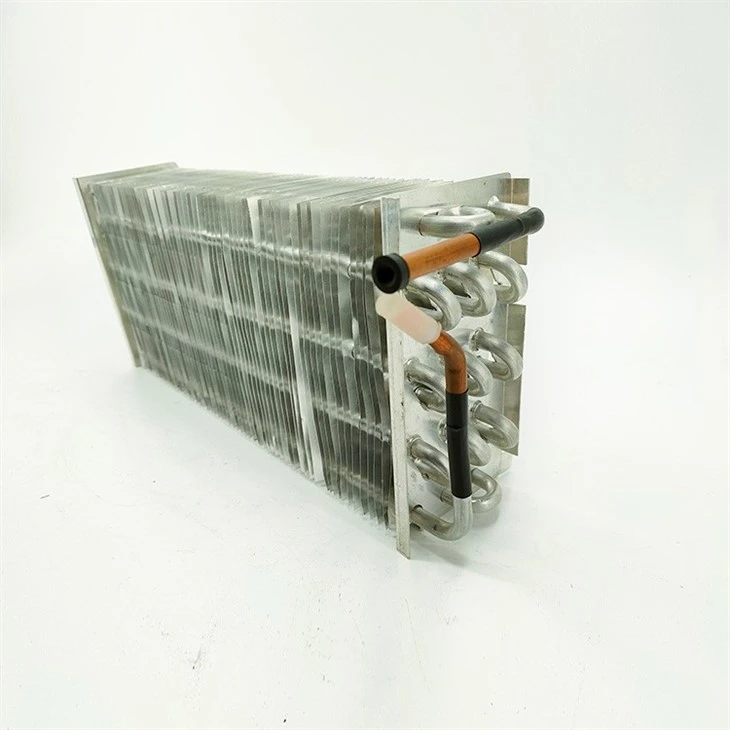Aluminium Tube Aluminium Fin Show Case Evaporator