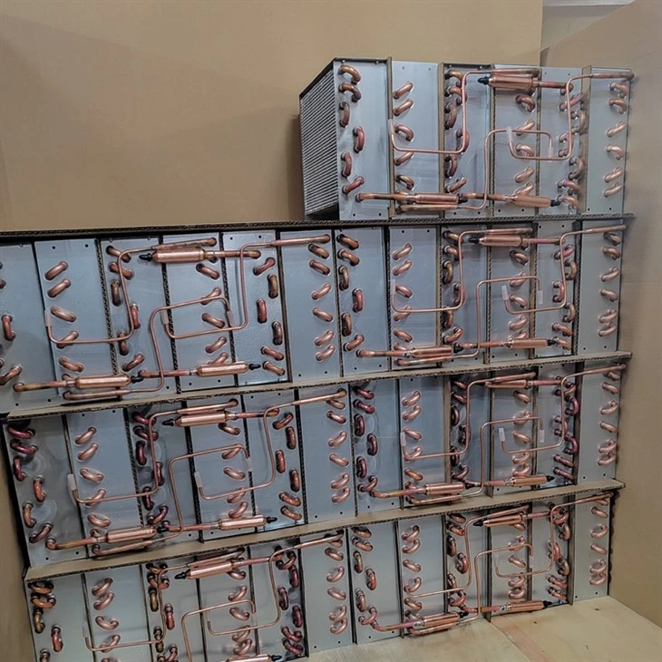 Dehumidifier Copper Tube Fin Condenser