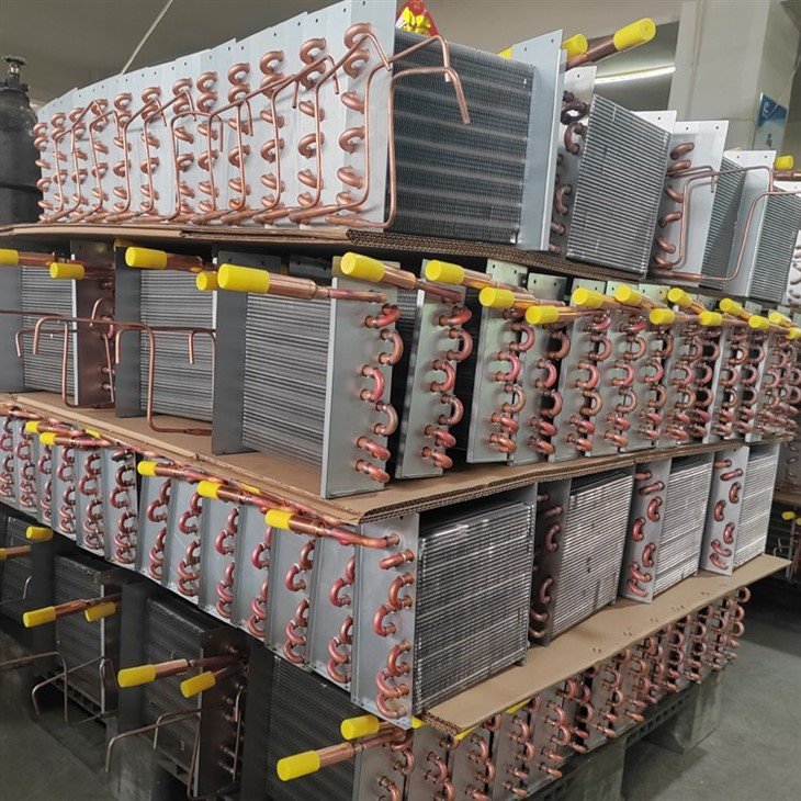 Dehumidifier Copper Tube Fin Condenser
